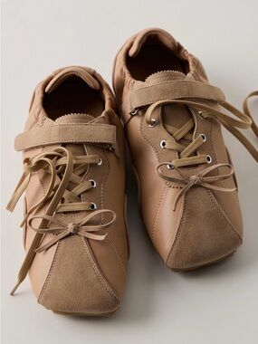Free People Grace Jax Lace-Up Sneakerinas Size 9 NEW